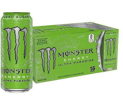 Sugar-Free Energy Drink, 16oz (15 Cans), Zero Calorie