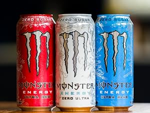 Sugar-Free Energy Drink, 16oz (15 Cans), Zero Calorie
