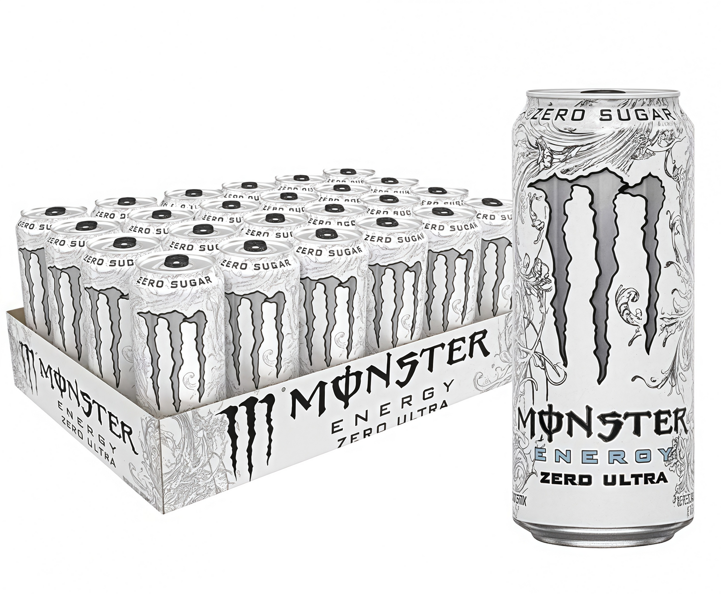 Sugar-Free Energy Drink, 16oz (15 Cans), Zero Calorie