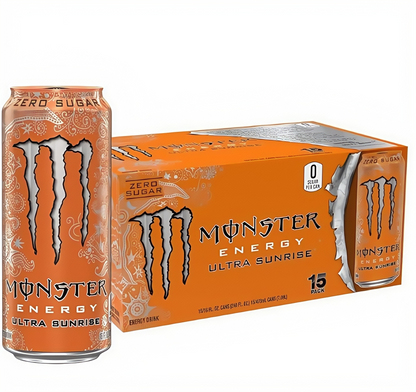 Sugar-Free Energy Drink, 16oz (15 Cans), Zero Calorie