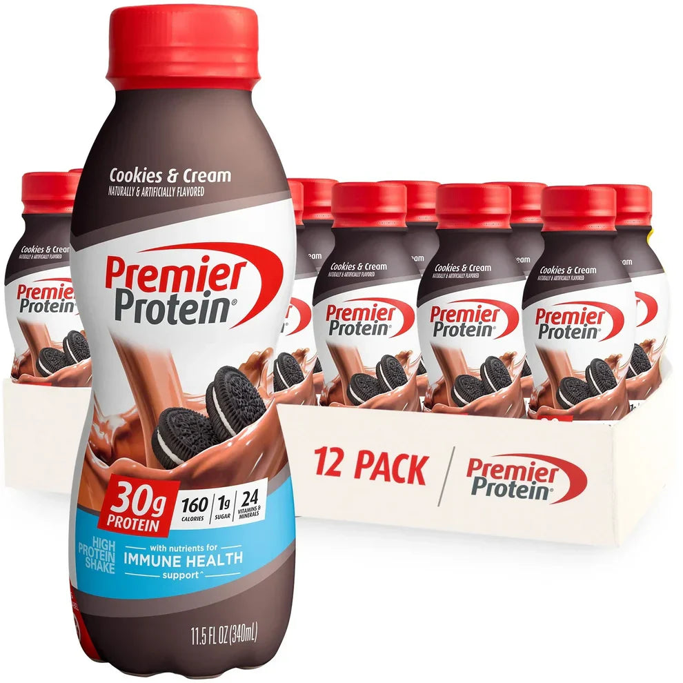 Premier Protein Shake, 30g Protein, 1g Sugar (12 Pack)