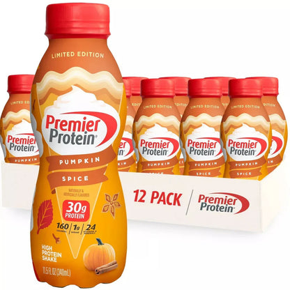 Premier Protein Shake, 30g Protein, 1g Sugar (12 Pack)