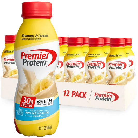 Premier Protein Shake, 30g Protein, 1g Sugar (12 Pack)