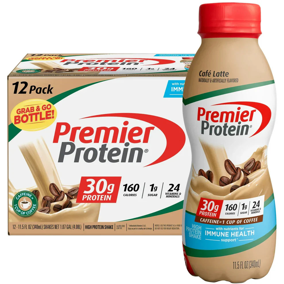 Premier Protein Shake, 30g Protein, 1g Sugar (12 Pack)
