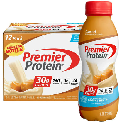 Premier Protein Shake, 30g Protein, 1g Sugar (12 Pack)