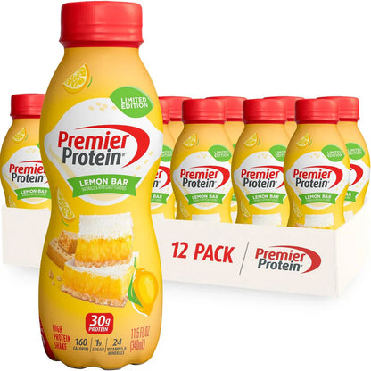 Premier Protein Shake, 30g Protein, 1g Sugar (12 Pack)