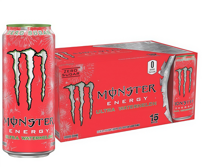 Sugar-Free Energy Drink, 16oz (15 Cans), Zero Calorie
