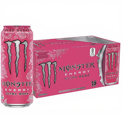 Sugar-Free Energy Drink, 16oz (15 Cans), Zero Calorie