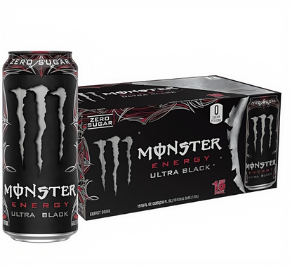 Sugar-Free Energy Drink, 16oz (15 Cans), Zero Calorie