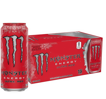 Sugar-Free Energy Drink, 16oz (15 Cans), Zero Calorie