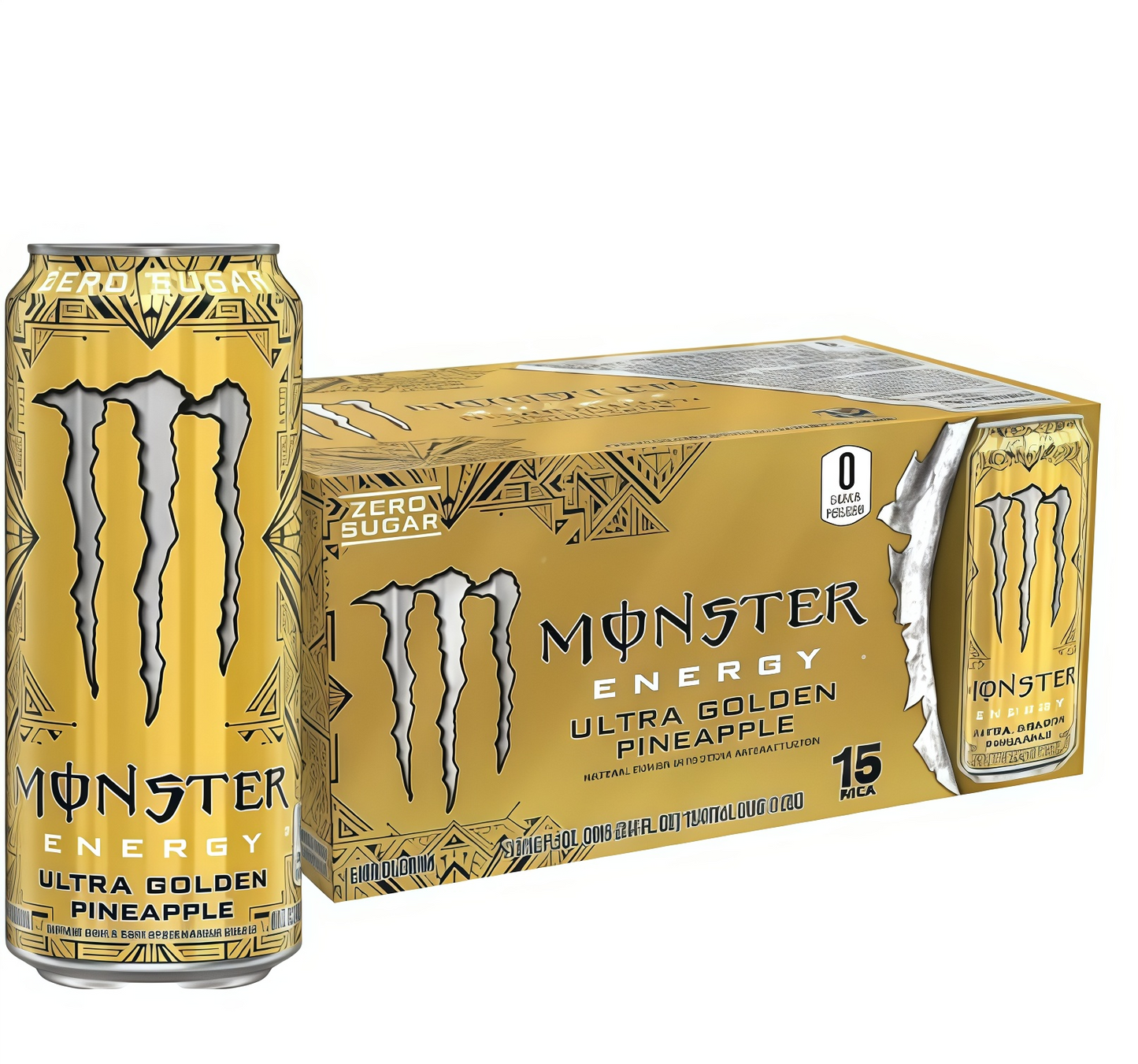 Sugar-Free Energy Drink, 16oz (15 Cans), Zero Calorie